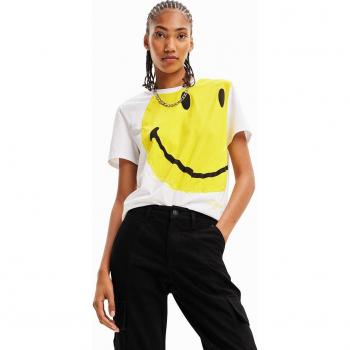 Oversized Smiley T-Shirt Damen von Desigual