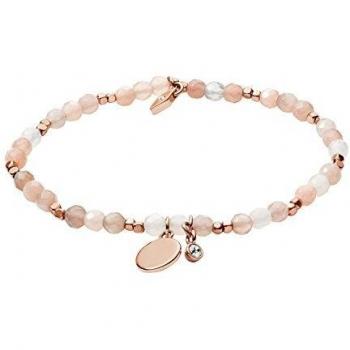 Bracciale Donna Vintage Motifs Fossil JA6945791 con Pietre Semipreziose e Vetro Minero