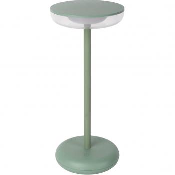 Applique de terrasse rechargeable LED Pasi, menthe, 26 cm, métal