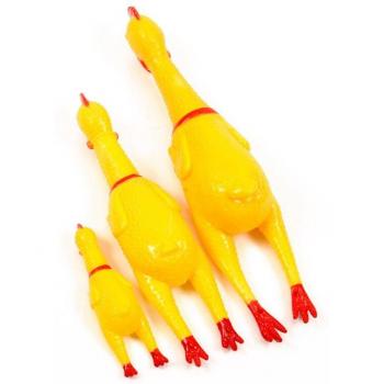 Rubber Chicken Squeaky Toy for Dogs
