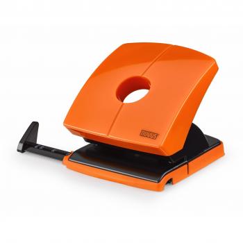 Office‑Locher B 230 30 Blatt – 4‑fach, Anschlagschiene, Orange