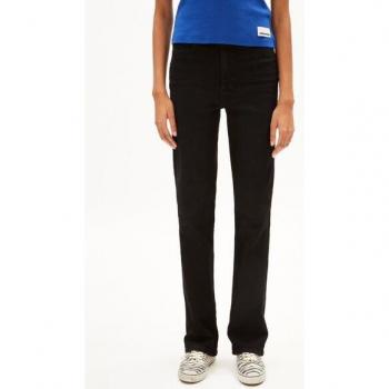 ARMEDANGELS LINNAA Femmes Bootcut Jeans – Bio-Baumwolle, X-Stretch, 26/30 – Schwarz