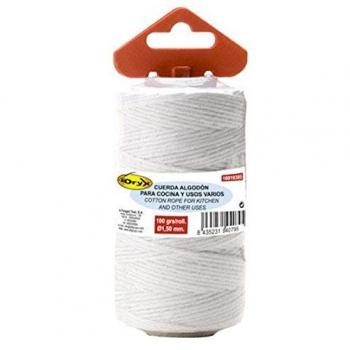 Cuerda algodón carnicero 100 gr. rollo ø1,50 mm