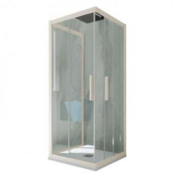 Douche Trio 3 côtés 70x100 Champagne