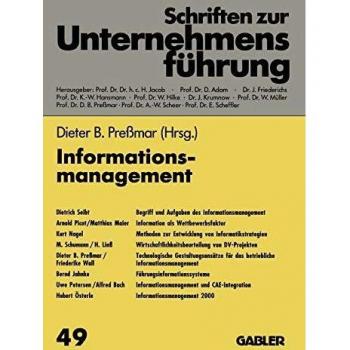 Informationsmanagement,  Schriften Zur UnternehmensfŠuhrung