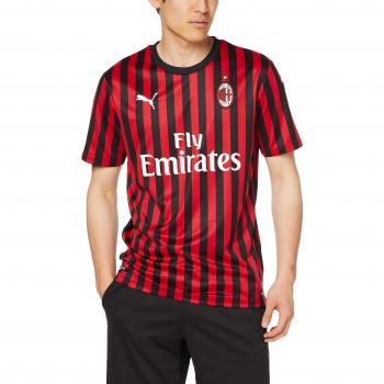 PUMA Herren AC Mailand Heimtrikot Replica SS, Tango Red Black, XL