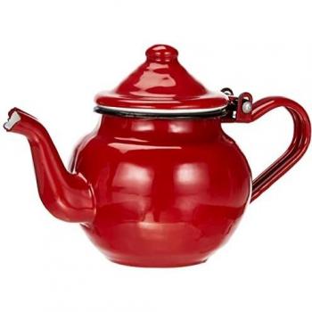 IBILI Red Enamored Iron Teapot – Model 910350, Dishwasher Safe