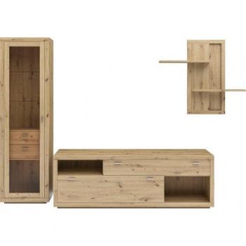 Eiche Artisan Wohnwand Set ONE by Musterring Chandler