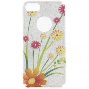 Cover smartphone in silicone con motivo fiorito per iPhone 7