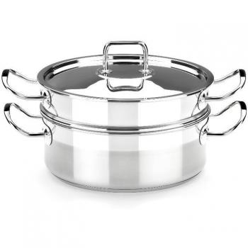 Set per la Cottura a Vapore BRA in AISI 304 24 cm