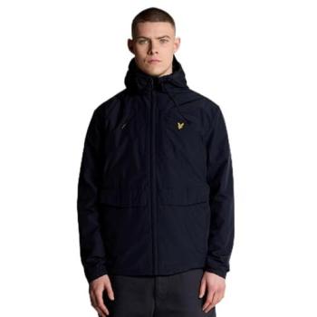 Lyle & Scott Navy Hooded Zip‑Lite – Men’s XL