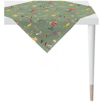 APELT Mitteldecke 88x88cm Herbstzeit Mint