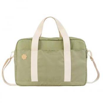 Badabulle Bowling Wickeltasche – Chic Olive Edition