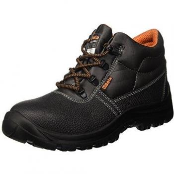 SCARPE ANTINFORTUNISTICHE BETA ALTE NERE IN PELLE MISURA 44