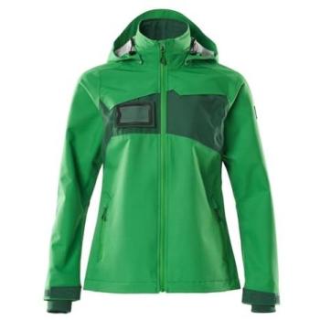 Large Women's Water‑Resistant Grass Green Outerwear