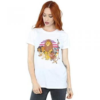 Disney Lion King Pride Family Cotton Boyfriend Tee (White)