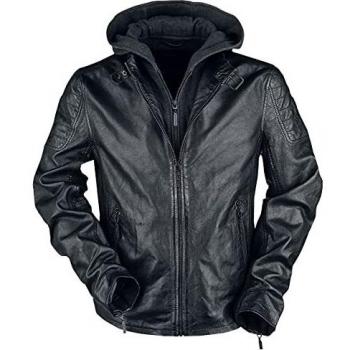 Chevirex Taro LEGV M Lederjacke schwarz