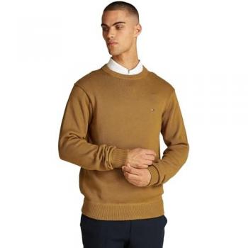 Brauner Chunky Cotton C Strickpullover – Herren XL (TM)
