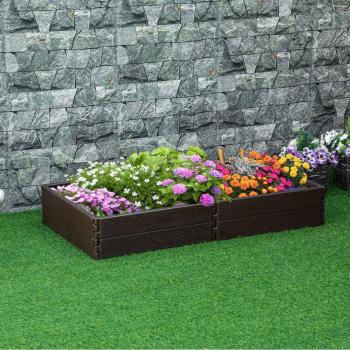 Vegetable and Flower Raised Garden Bed