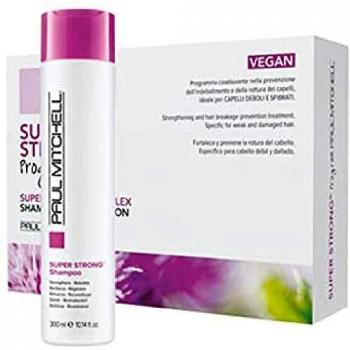 Paul Mitchell Set de Cuidado Capilar Super Fuerte: Champú 300ml + Tratamiento 12x6ml