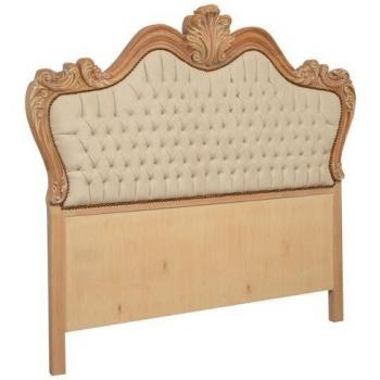 Decorazione in legno massello di faggio per il letto