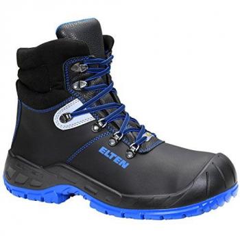 S3 ALESSIO Mid Calzatura Alta a Lacci Neri/Blu
