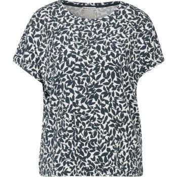 Street One Damen T-Shirt Crista in cool vintage grün, Größe 42