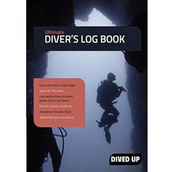 Ultimate diver\'s log book.
