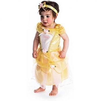 Disfraz de Princesa Disney para Niña, Color Amarillo, 18-24 Meses