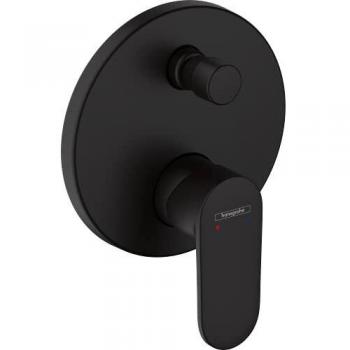 Hansgrohe Vernis Blend Single Lever Mixer for Bath/Shower, Concealed, Matt Black (71466670)