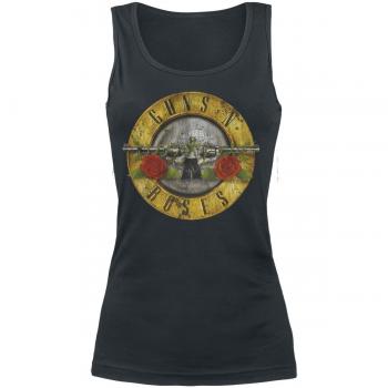 Guns N' Roses Distressed Bullet Top Black