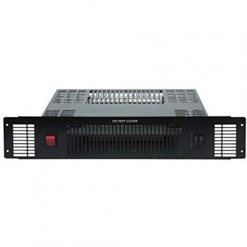 SIA PLH2 2kW Slimline Black Electric Built-in Kitchen Plinth Heater
