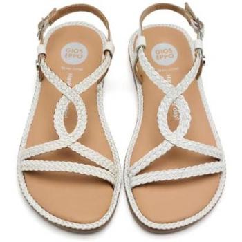 UK Girl's Gioseppo Suffield White Flip-Flops, Size 4