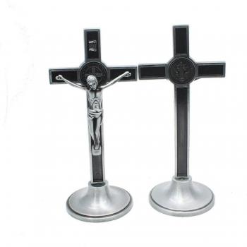 Christ's Agony Metal Cross Religious Art
