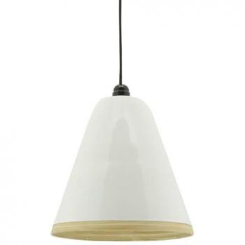 Abat-jour luminaire en bambou laqué