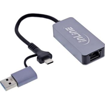 InLine USB 3.2 RJ45 Adapter für schnelle Verbindungen