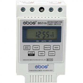 Temporizador de relé 220V, programación 24 horas, 10 ciclos On/Off, incluye vídeo