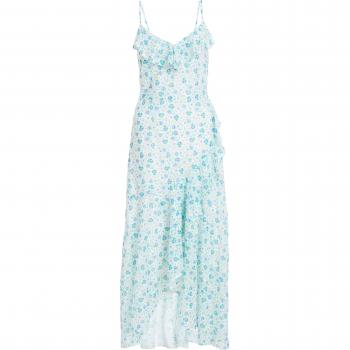 Quiz Women's Blue Ditsy Print Chiffon Midaxi Dress