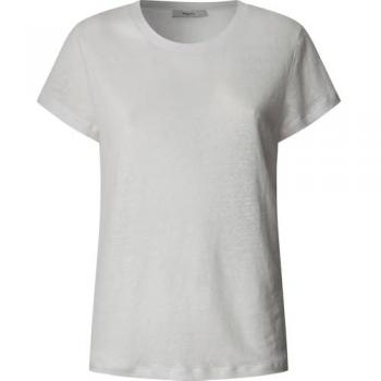 Pepe Jeans Frauen T-Shirt 'MEGAN', Rundhalsausschnitt, Weiß, L