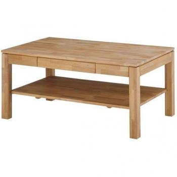 Salem Massivholz‑Couchtisch – Schubladenmodell 115×70 cm