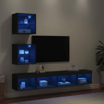 VidaXL Modern 5-Piece LED TV Wall Units