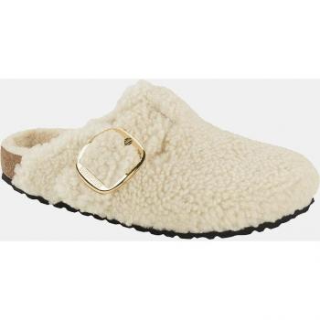 Sandali Birkenstock Boston Big Buckle Fur donna bianchi taglia 37