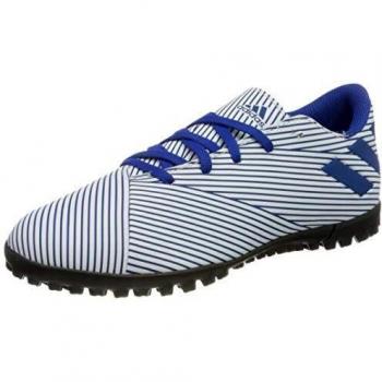 Adidas Youth Nemeziz 19.4 Track Sneaker – White/Blue Combo