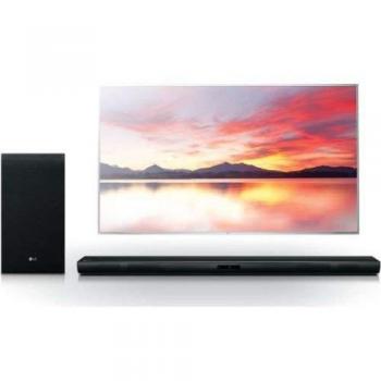 LG SH4D 2.1 300W Black Wireless Home Theater Sound Bar & Subwoofer