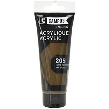 CAMPUS Tube Acrylique 100 ml Terre d’Ombre Naturelle