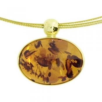 Elegante Halskette mit Gleiter-Anhänger in Gold