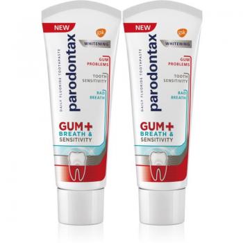 Parodontax Gum And Sens Whitening Whitening Toothpaste for Teeth 2x75 ml