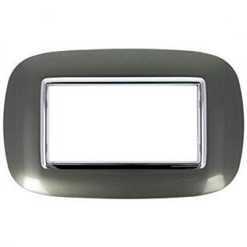 SandaSDon Placca Oval 4M e 6M Compatibile con Bticino Axolute, disponibile in vari colori