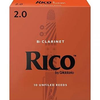 Rico 2.0 Strength Reeds for Bb Clarinet