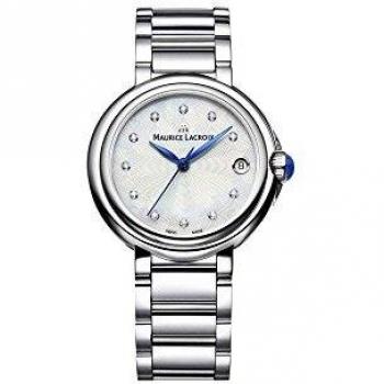 Maurice Lacroix Fiaba Date Diamonds Damenuhr FA1004-SS002-170-1 NEU 11 Diamanten